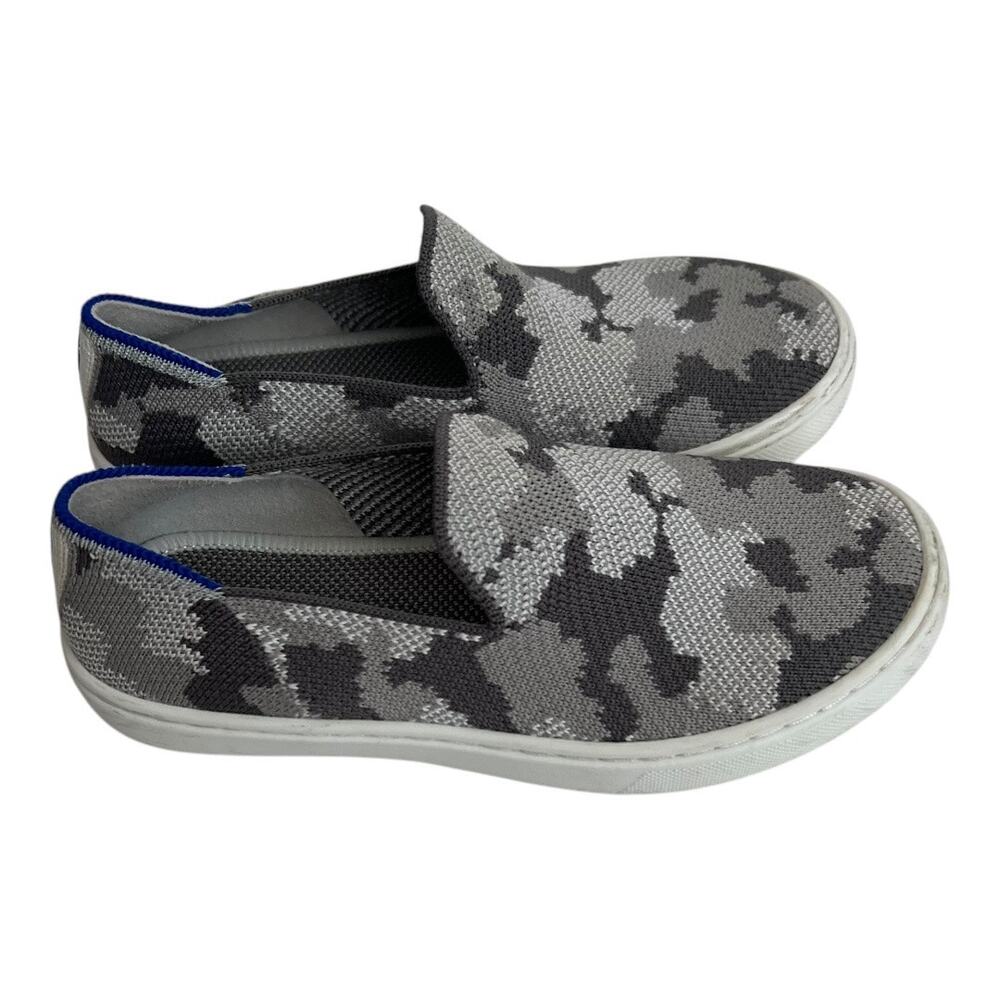 Rothy's Grey Camo Slip On Sneakers Size Kids 13